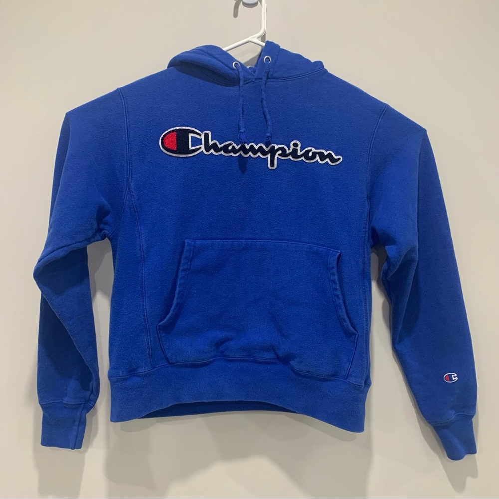 Vintage Champion Reverse Weave Spellout Sweater